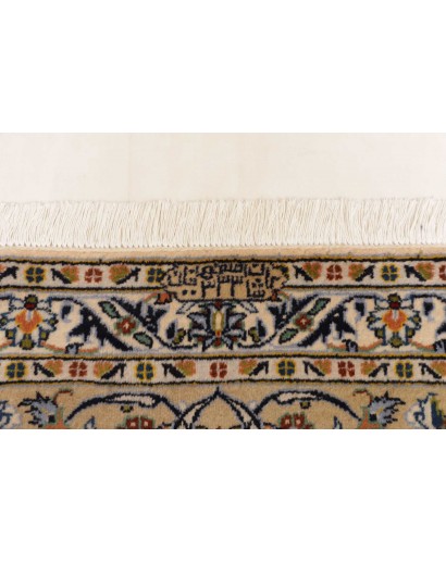 Tappeto Kashan Persia beige bianco 285x392