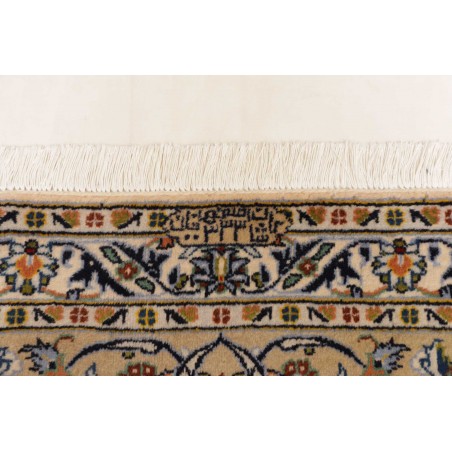 Tappeto Kashan Persia beige bianco 285x392