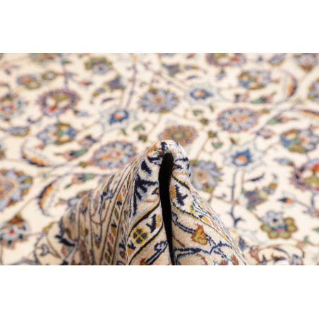 Tappeto Kashan Persia beige bianco 285x392