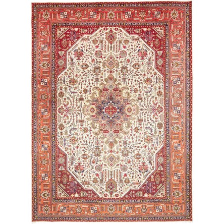 Tappeto Tabriz Persia giallo rosso 252x346