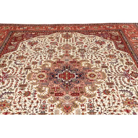 Tappeto Tabriz Persia giallo rosso 252x346