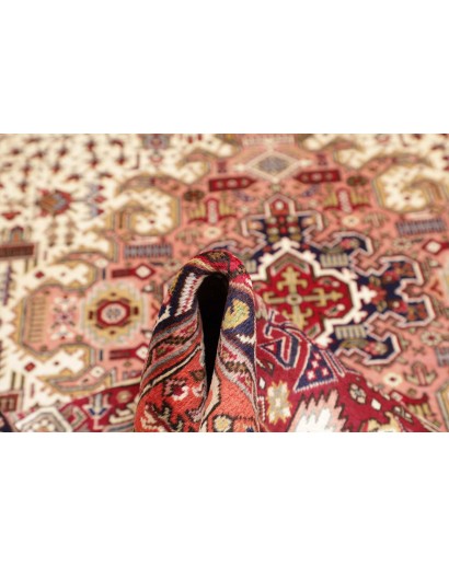 Tappeto Tabriz Persia giallo rosso 252x346