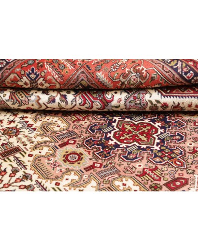 Tappeto Tabriz Persia giallo rosso 252x346