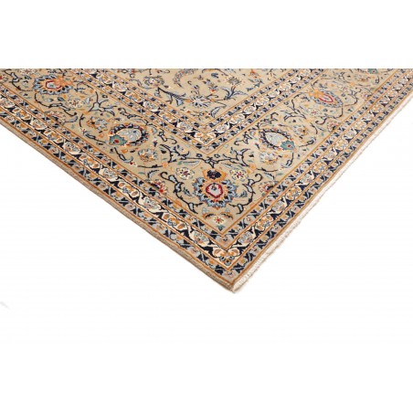 Tappeto Kashan Persia azzurro grigio 310x425