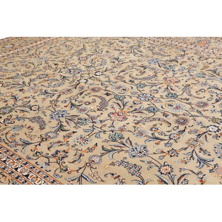 Tappeto Kashan Persia azzurro grigio 310x425