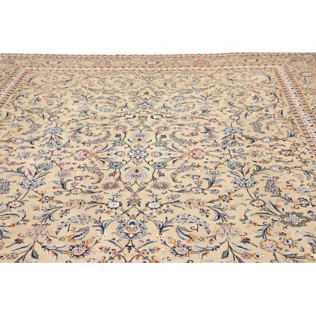 Tappeto Kashan Persia azzurro grigio 310x425