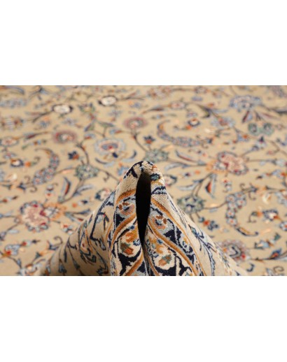 Tappeto Kashan Persia azzurro grigio 310x425