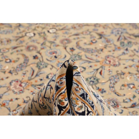 Tappeto Kashan Persia azzurro grigio 310x425