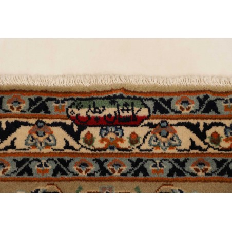 Tappeto Kashan Persia azzurro grigio 310x425