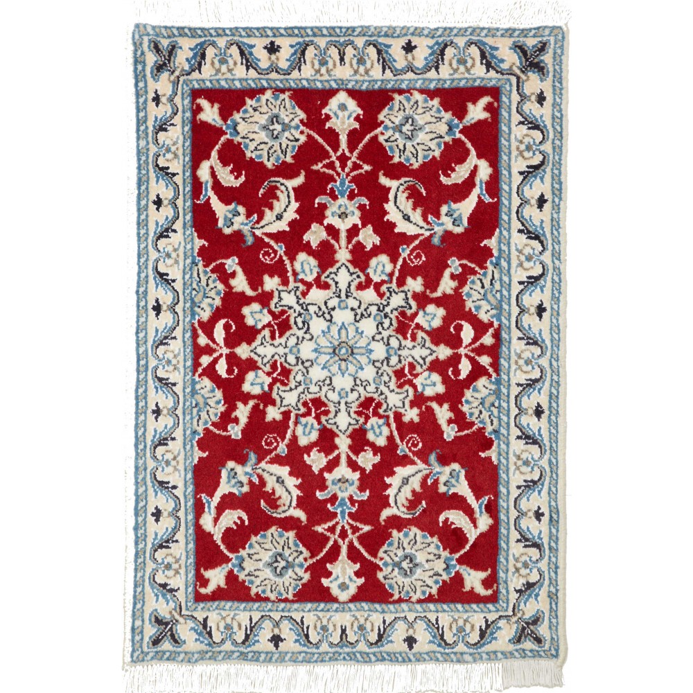 Tappeto Nain Kashmar Persia beige grigio 60x90 Tappeto Nain Kashmar Persia beige grigio 60x90