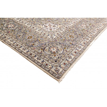 Tappeto Kashan Persia beige bianco 300x397