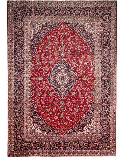 Tappeto Ardakan Persia marrone bianco 245x347