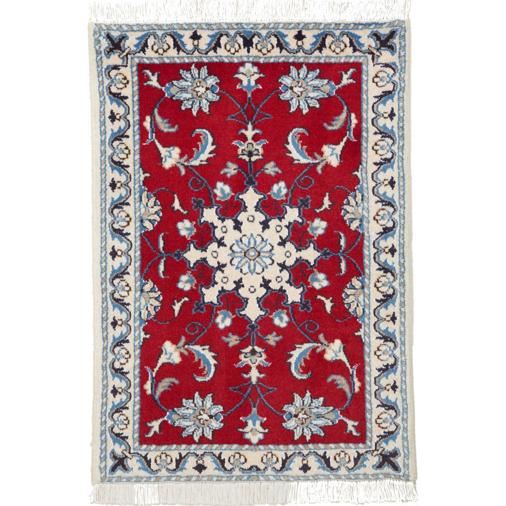 Tappeto Nain Kashmar Persia beige grigio 60x90 Tappeto Nain Kashmar Persia beige grigio 60x90