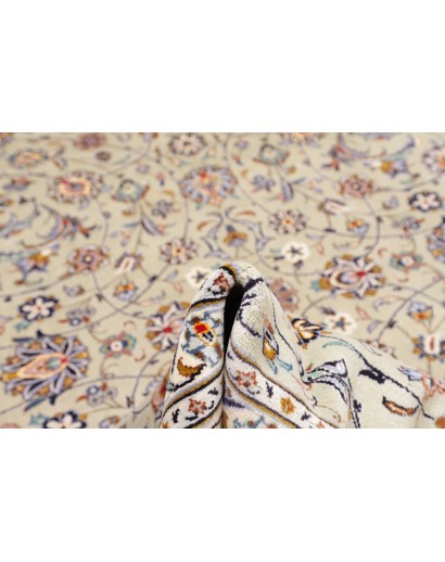 Tappeto Kashan Persia beige bianco 303x410