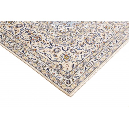 Tappeto Kashan Persia bianco grigio 250x363