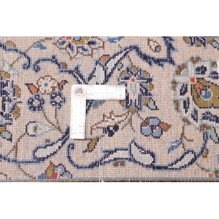 Tappeto Kashan Persia bianco grigio 250x363