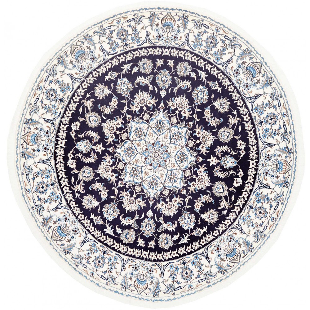 Tappeto Nain Kashmar Persia grigio 242x252