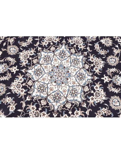 Tappeto Nain Kashmar Persia grigio 242x252