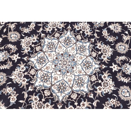 Tappeto Nain Kashmar Persia grigio 242x252
