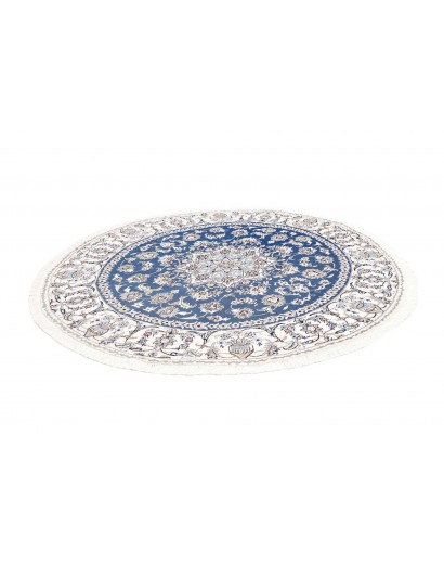 Tappeto Nain Kashmar Persia blu 192x205