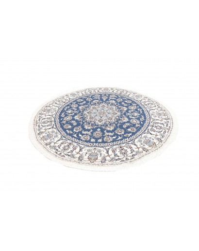 Tappeto Nain Kashmar Persia blu 192x205