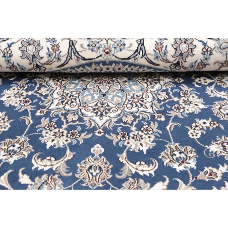Tappeto Nain Kashmar Persia blu 192x205