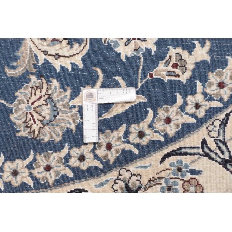 Tappeto Nain Kashmar Persia blu 192x205