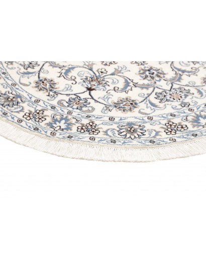 Tappeto Nain Kashmar Persia viola grigio 142x145