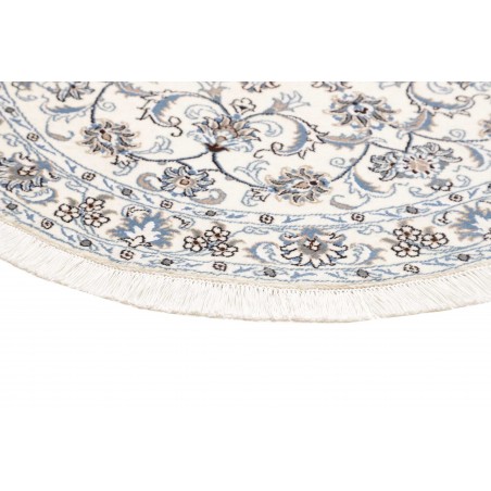 Tappeto Nain Kashmar Persia viola grigio 142x145