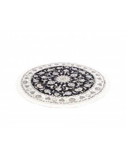 Tappeto Nain Kashmar Persia beige blu 140x140