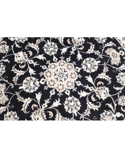 Tappeto Nain Kashmar Persia beige blu 140x140