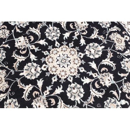Tappeto Nain Kashmar Persia beige blu 140x140