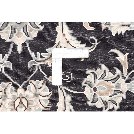 Tappeto Nain Kashmar Persia beige blu 140x140