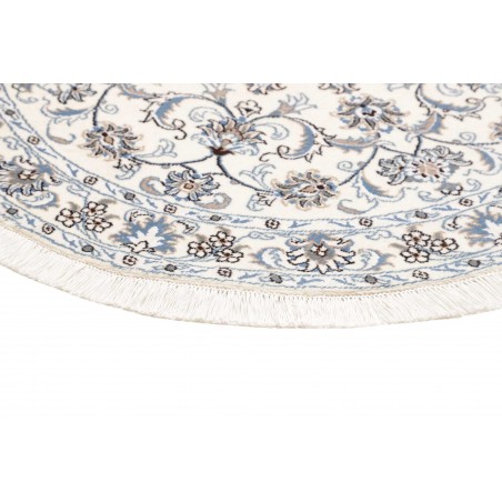 Tappeto Nain Kashmar Persia beige grigio 132x142