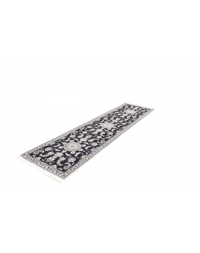 Tappeto Nain Kashmar Persia grigio 78x305