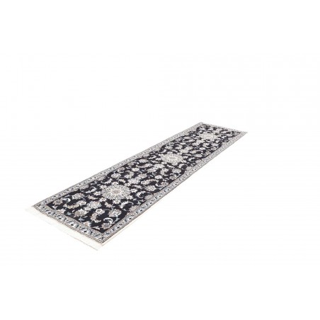 Tappeto Nain Kashmar Persia grigio 78x305