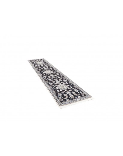 Tappeto Nain Kashmar Persia grigio 78x305