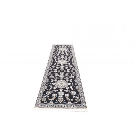 Tappeto Nain Kashmar Persia grigio 78x305