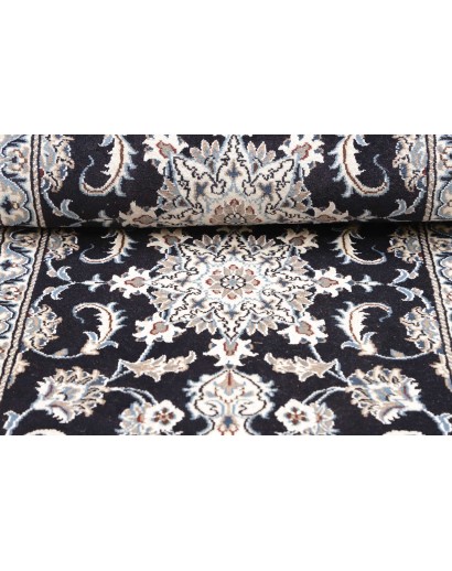 Tappeto Nain Kashmar Persia grigio 78x305