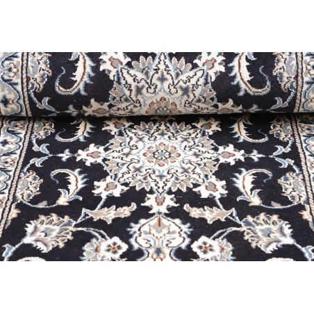 Tappeto Nain Kashmar Persia grigio 78x305