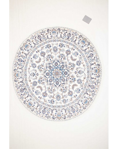 Tappeto Nain Kashmar Persia beige grigio 242x254