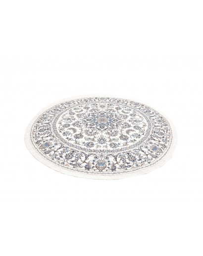 Tappeto Nain Kashmar Persia beige grigio 242x254