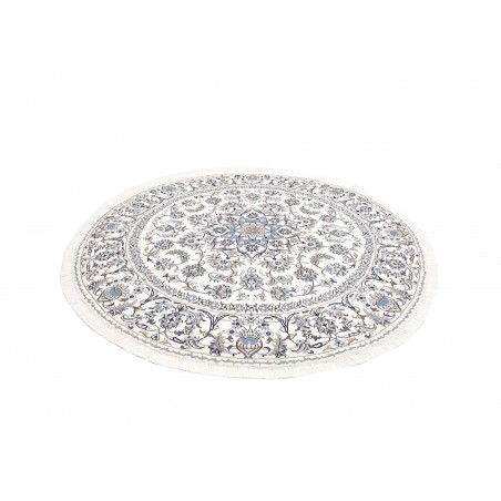 Tappeto Nain Kashmar Persia beige grigio 242x254