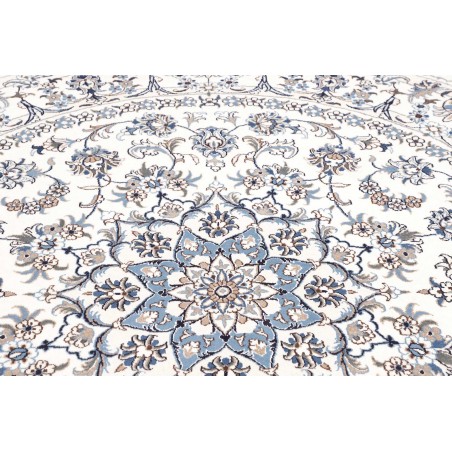 Tappeto Nain Kashmar Persia beige grigio 242x254