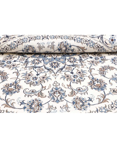 Tappeto Nain Kashmar Persia beige grigio 242x254