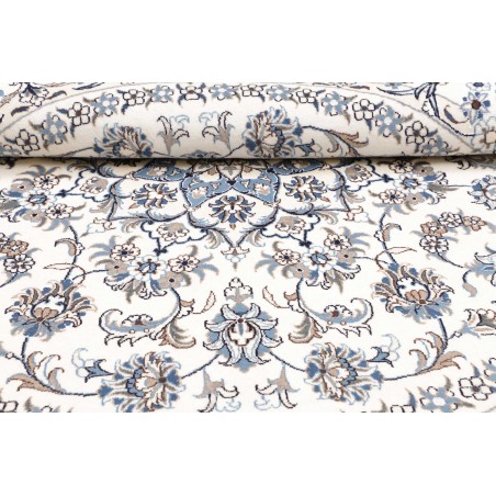 Tappeto Nain Kashmar Persia beige grigio 242x254