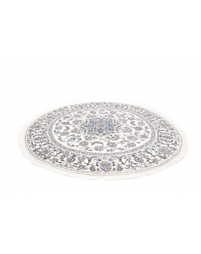 Tappeto Nain Kashmar Persia beige grigio 244x246