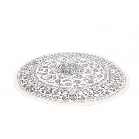 Tappeto Nain Kashmar Persia beige grigio 244x246