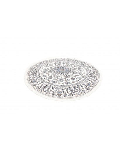 Tappeto Nain Kashmar Persia beige grigio 244x246