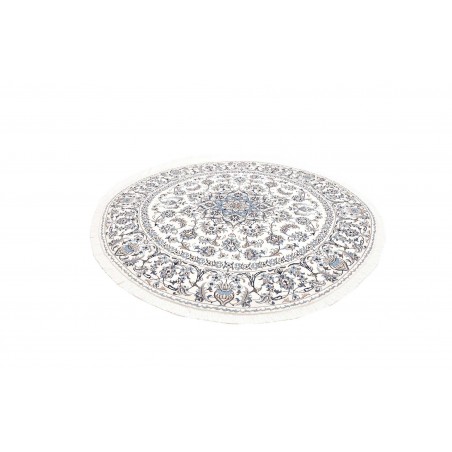 Tappeto Nain Kashmar Persia beige grigio 244x246
